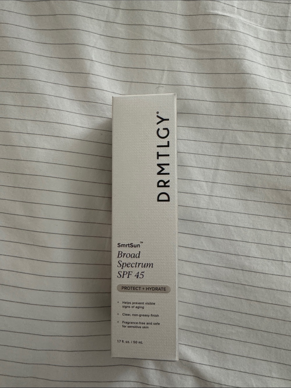 DRMTLGY SmrtSun Broad Spectrum SPF 45 Sunscreen - White